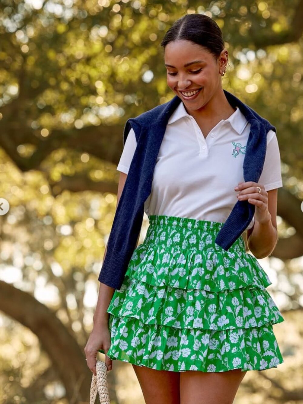 *NWT* Roller Rabbit White Pique Polo Top XS